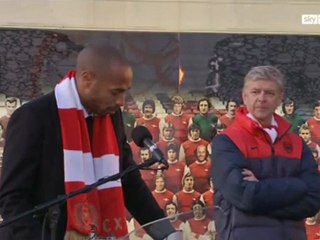 Thierry Henry, une statue en larmes...