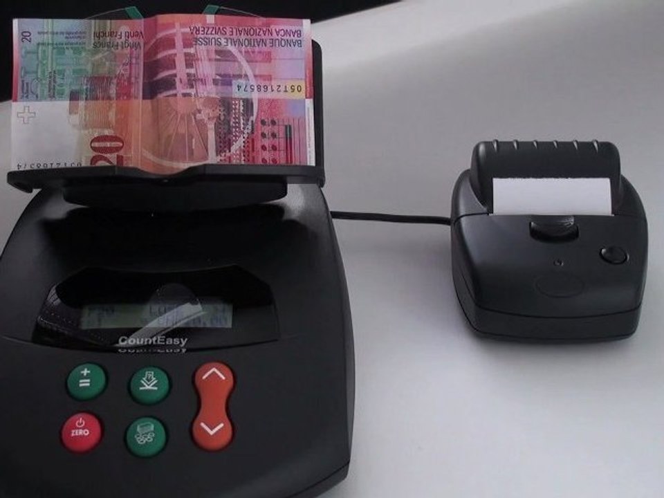 Geldzählen unter einer Minute - Geldwaage