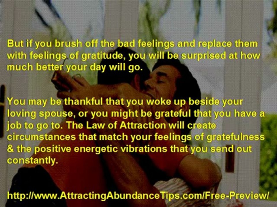 Attracting Abundance - Is Being Grateful Important?