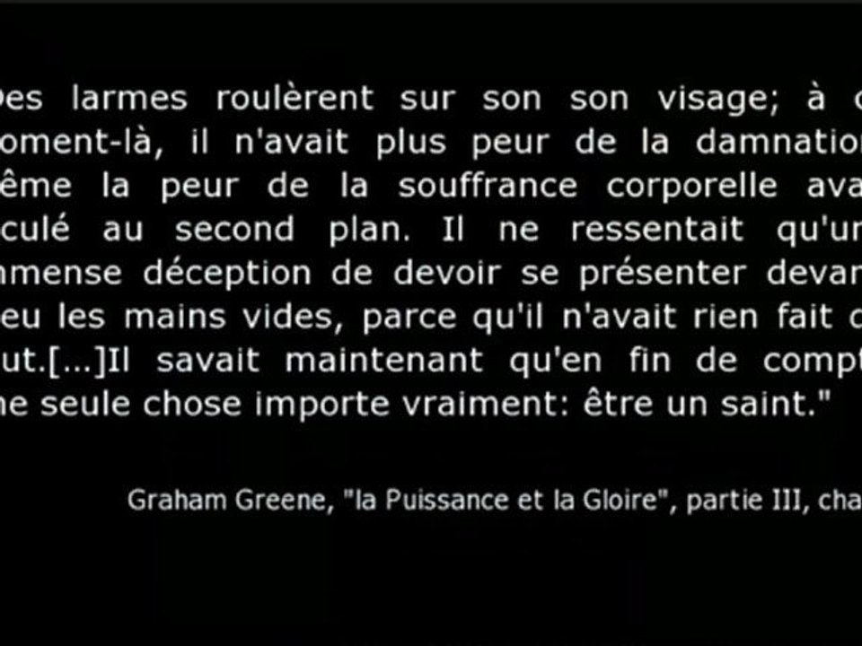 La Puissance et la Gloire: Prière