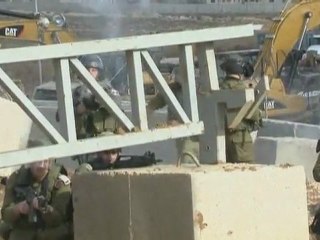 Clashes during West Bank barrier protest