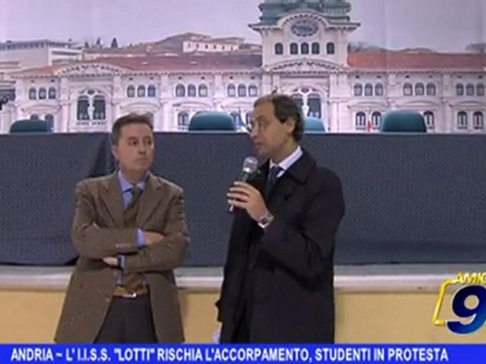 Andria |  L' I.I.S.S. "Lotti"rischia l'accorpamento, studenti in protesta
