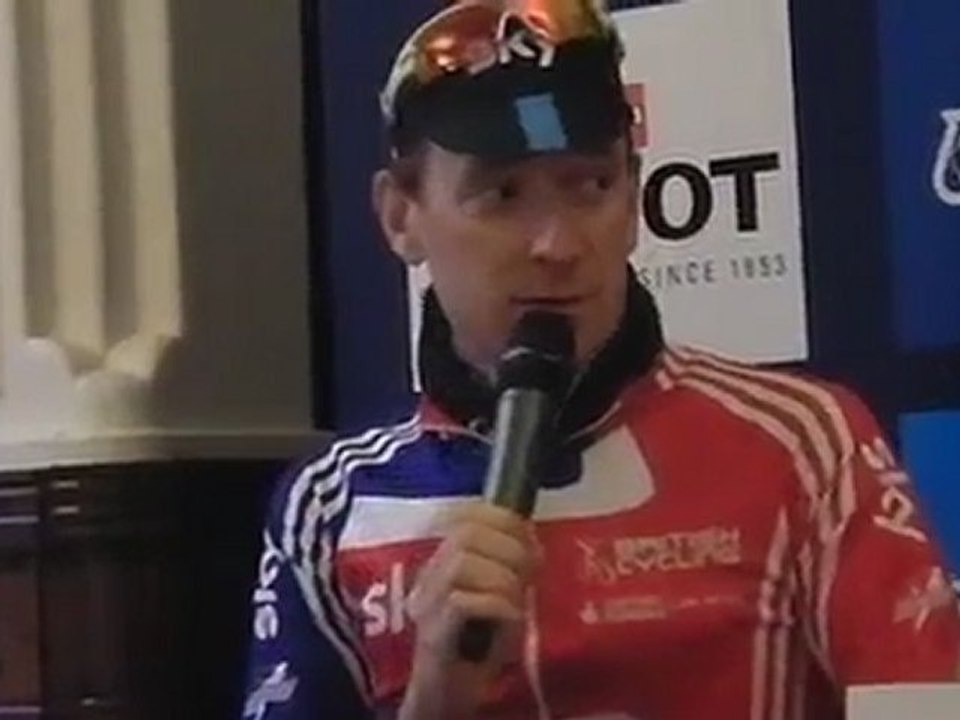 Wiggins on winning silver in the Worlds time trial - part 1