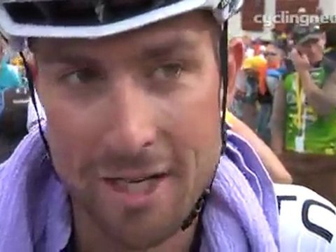 Eisel talks about finishing stage 19 of Tour de France at Alpe d'Huez