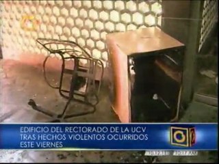 Hechos violentos en la UCV