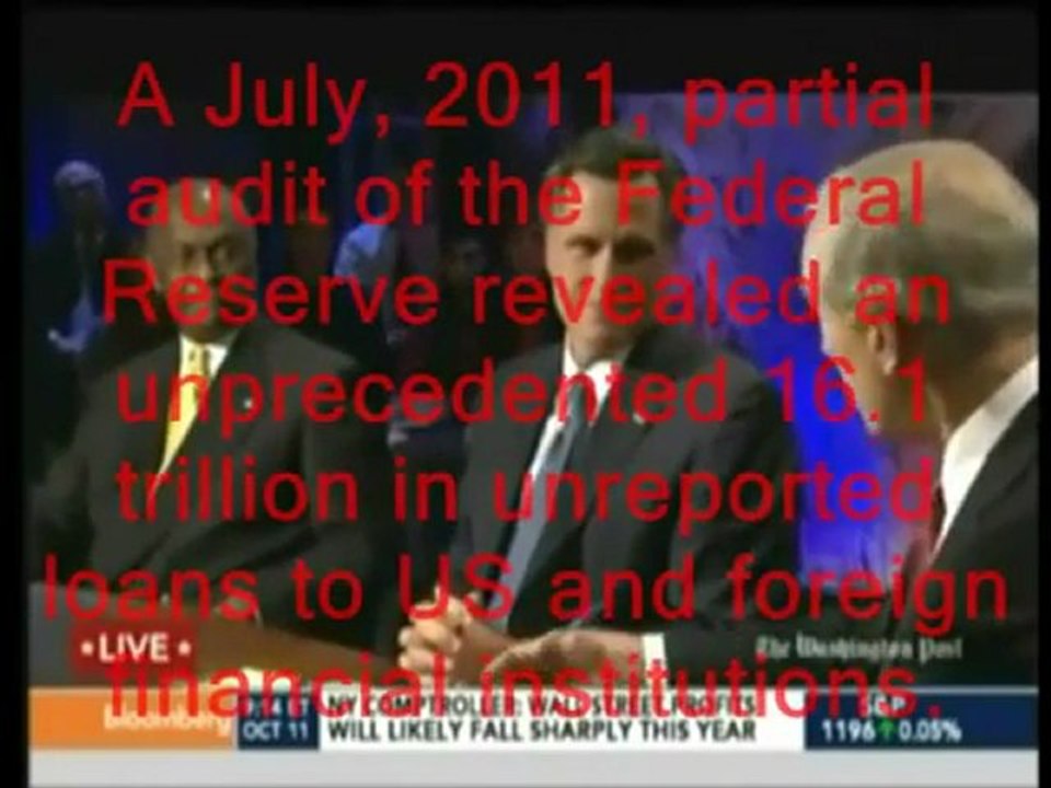 Herman Cain, Mitt Romney, Sleazy Rick Perry -- All Front Men for Banks