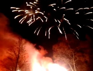 Feu d'artifice de la Fête de l'hiver d'Oyonnax 2011