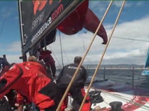 Volvo Race : Telefonica remporte la régate côtière du Cap