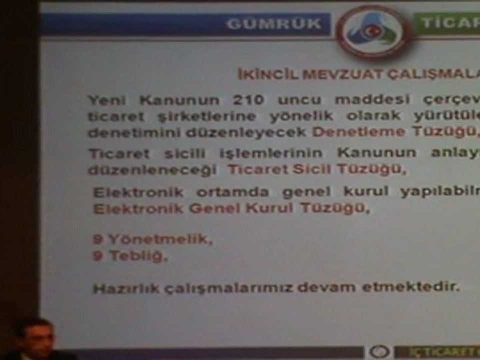 10- (03.12.2011 - İstanbul Mali Müşavirler Derneği ve Muhasebeciler Derneğinin Düzenlemiş Olduğu "Yeni Türk Ticaret Kanunu ve Denetim" Konulu