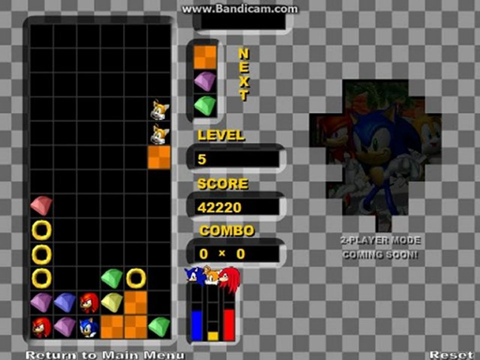 Sonic Tetris