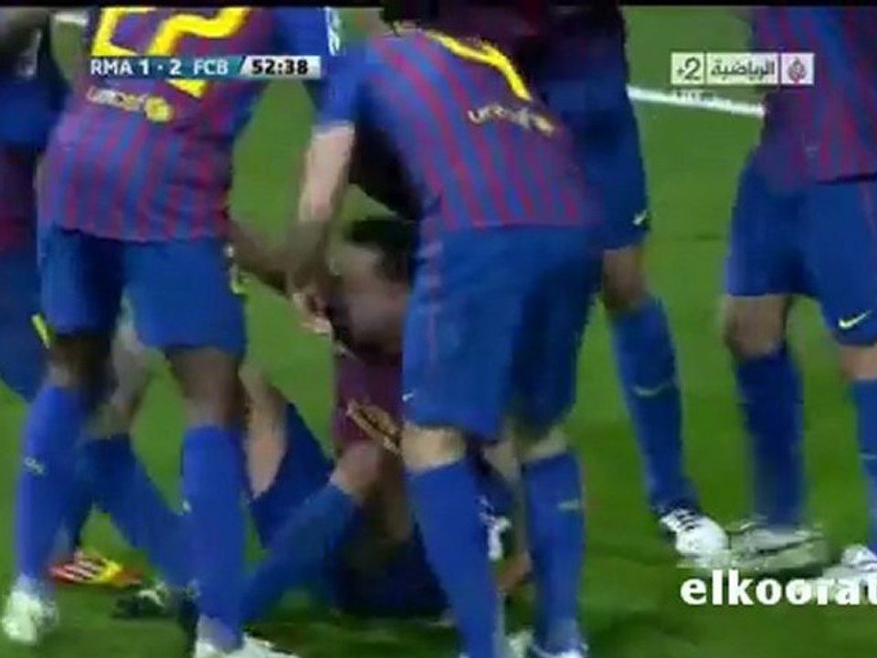 real madrid 1 vs barcelona 3 goals 10-12-2011