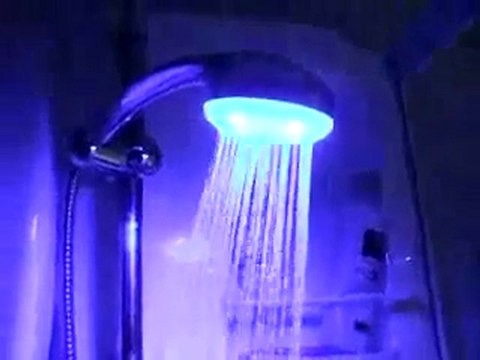 Isıya Duyarlı Renk Değiştiren Duş Başlığı