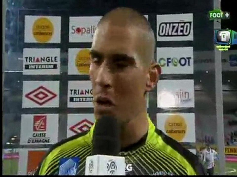 Interview de Carl à la fin de Nancy-Ajaccio du 10/12/2011
