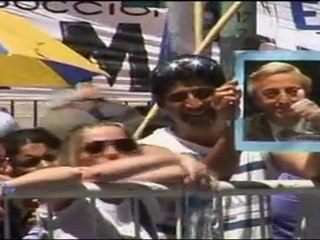 Cristina Fernández evoca emocionada a su marido al asumir su segundo mandato