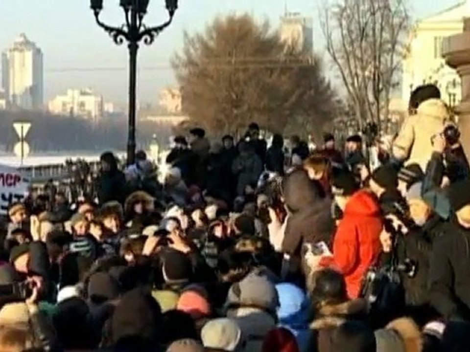 Protests across Russia