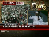 Anna fasts for Lokpal, says will go to jail if needed