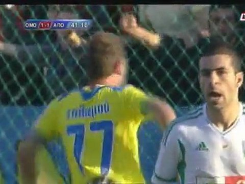 Ομόνοια-ΑΠΟΕΛ 1-3: Γκολ και φάσεις (13η αγ.)