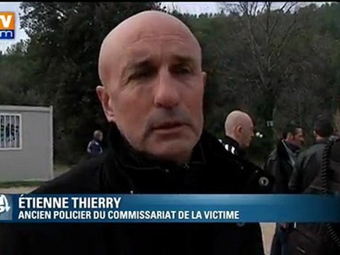 Hommage au policier tué à Vitrolles