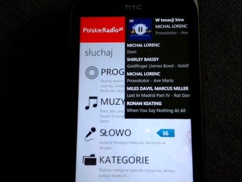 Polskie Radio HTC 7 Mozart