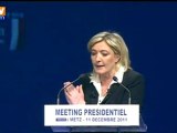 Marine Le Pen promet d’être 