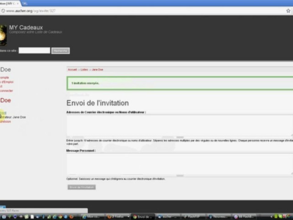 Inviter ses amis