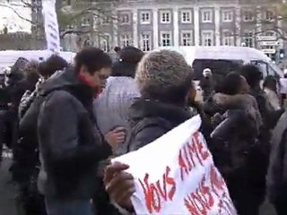 MARCHE DE COLERE BXL-HOLD-UP ELECTORAL KABILA TRICHEUR AVEC SON COUSIN NGOY MULUNDA