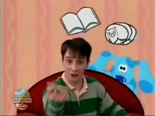 Steve ask is it time for blue to wrap the pillow in a blanket and read a story?