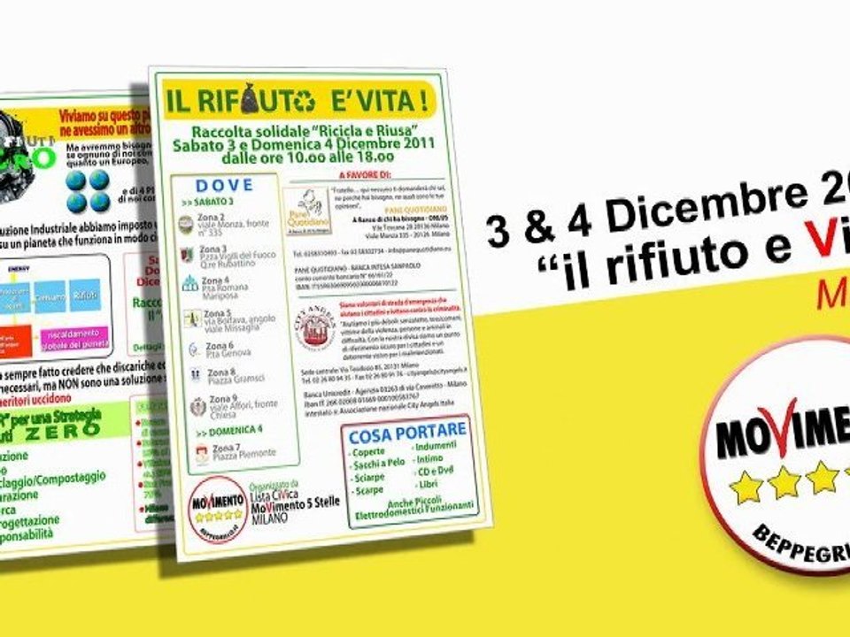 RIFIUTI ZERO - 3*4 dicembre 2011