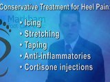 Heel Pain Treatment - Chiropodist in East Markham, Unionville and Stouffville, ON