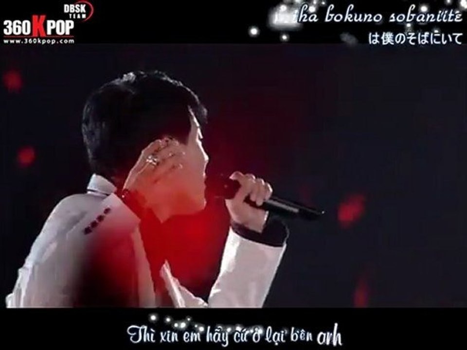 [Vietsub + Kara] XIAH Junsu - Kimi Ga Ireba (Thanksgiving in Dome) {DBSK Team @ 360Kpop}