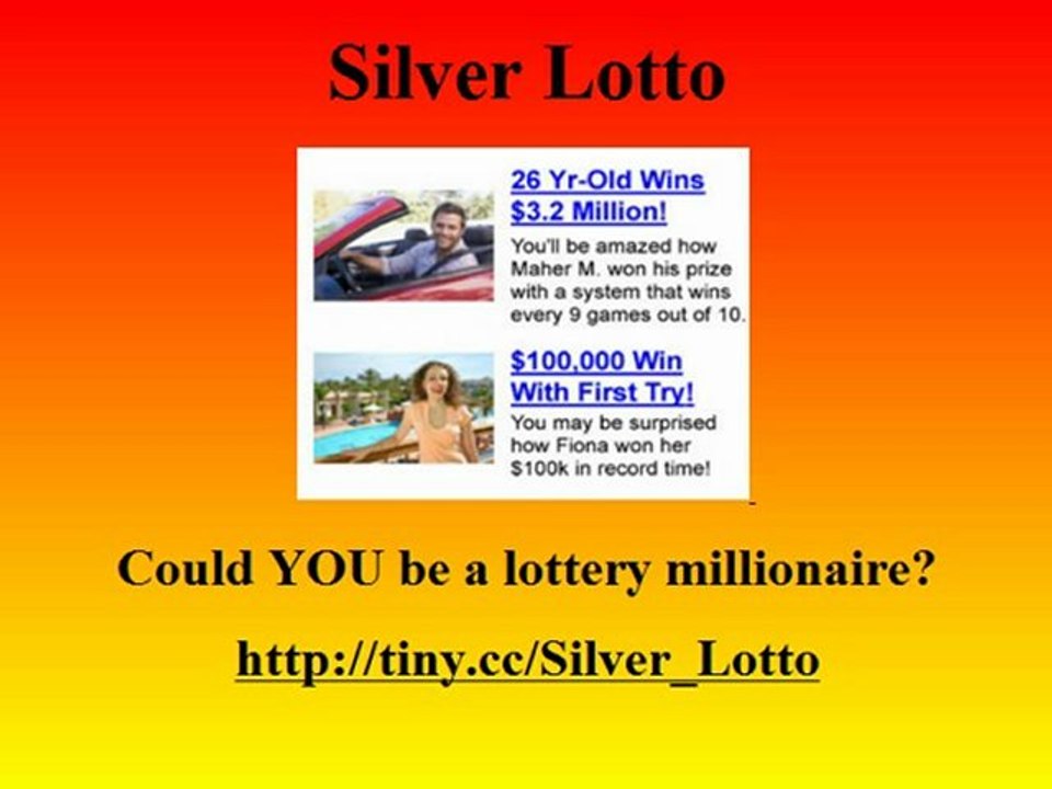 Silver Lotto - Silver Lotto Take your free Lottery Quiz