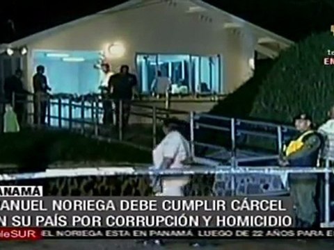 Extradición y juicio a Noriega, comienzo de justicia: Ganci