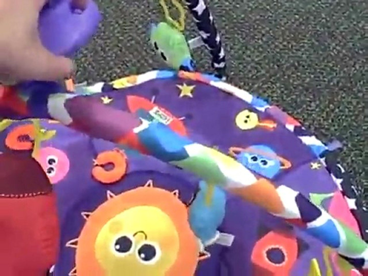 lamaze space symphony motion gym setup