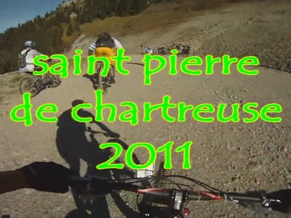 DH saint pierre de chartreuse 2011 piste jaune freeride avec GREg F