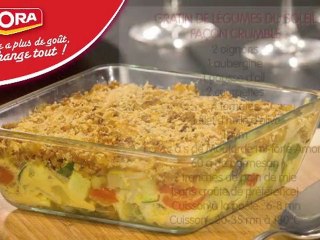 Скачать видео: Gratin de légumes du soleil façon crumble - 750 Grammes