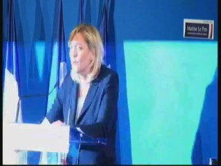 Marine Le Pen : Discours de clôture du colloque "Défense : Retrouver les moyens de notre indépendance"