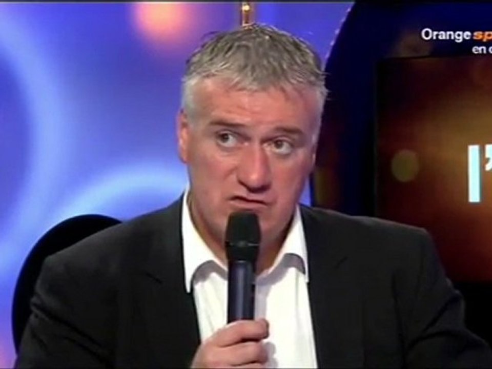 Réactions après match avec Didier Deschamps, Sauzée, Balbir, Géraud et Genton.