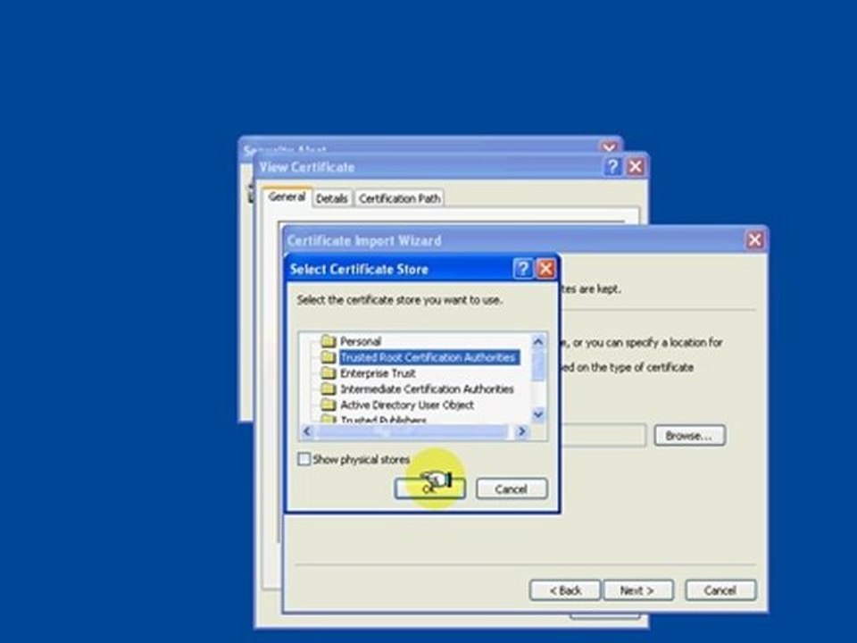Certificate Error