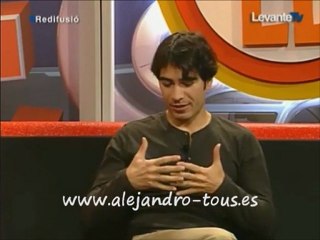 Alejandro Tous. Entrevista en el programa "Vent de Llevant"