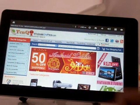 SuperPad V EPad Android 2.3 Tablet 10.2 Inch WIFI 3G GPS Infotmic X220