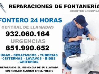 Reparaciones Fontaneria en  Barcelona 932060565