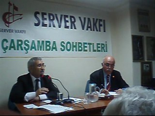 SERVER VAKFI ÇARŞAMBA SOHBETLERİ-DURMUŞ YILMAZ