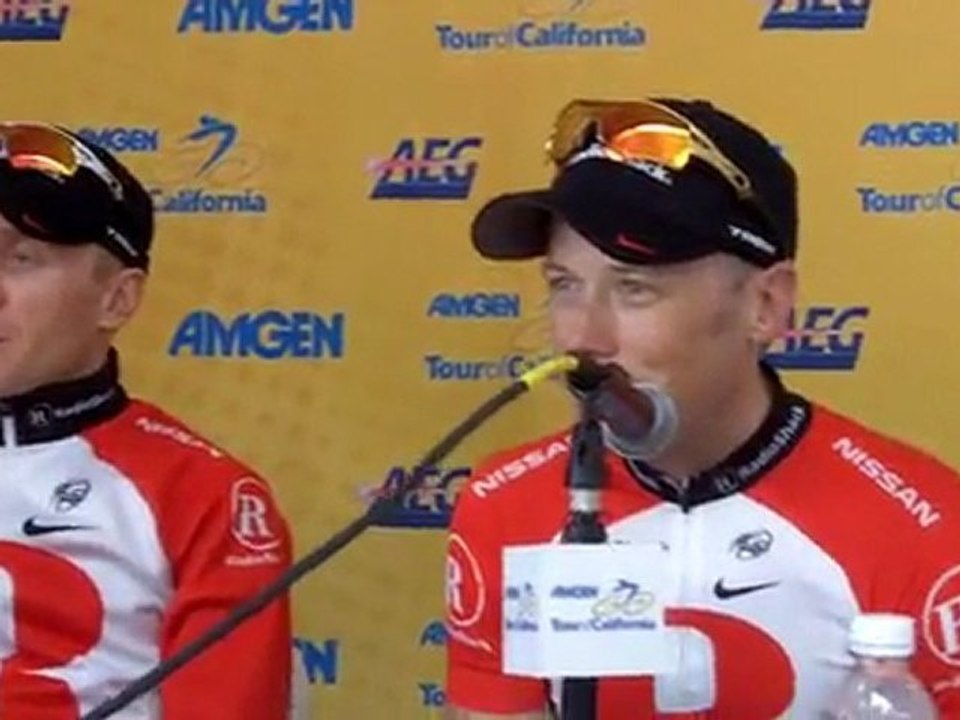 2011 Amgen Tour of California: Levi Leipheimer talks about his stage win on Mt. Baldy