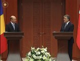 Cumhurbaşkanı Gül, Romanya Devlet Başkanı Basescu ile ortak basın toplantısı düzenledi