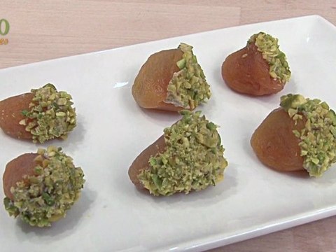 Abricots farcis au foie gras et aux pistaches - 750 Grammes