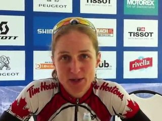 Catharine Pendrel speaks about her chances and past experience at the 2011 world championships in Champery, Switzerland