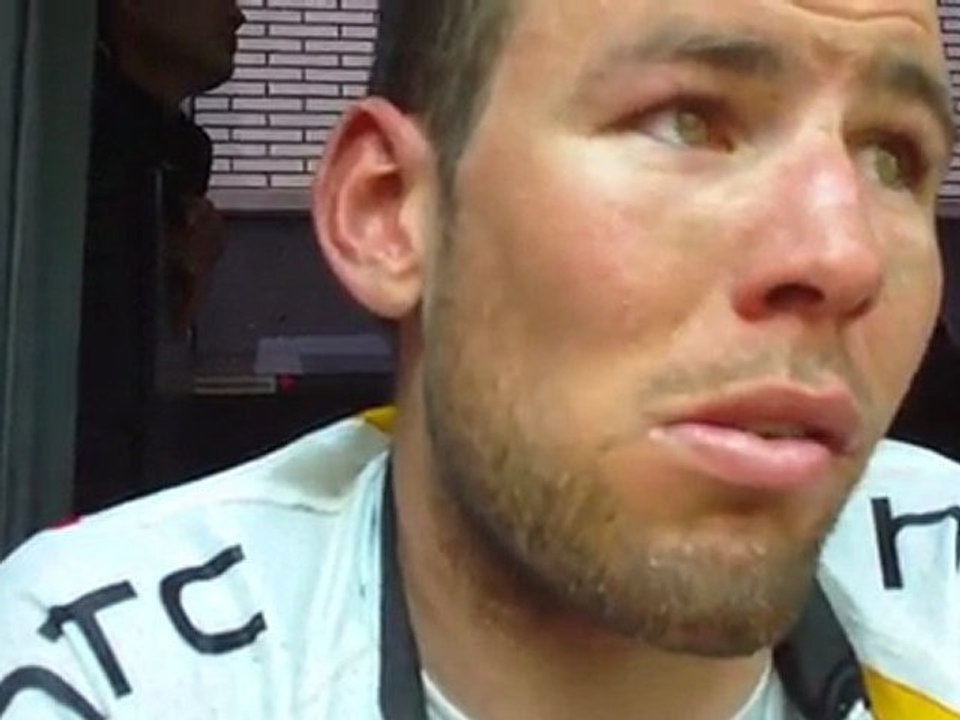 Cavendish on Gent-Wevelgem crash