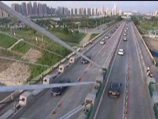 BRIDGE EXPLOSION: Controlled destruction in China