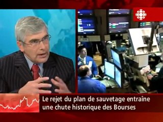 Gérald Fillion - Dégringolade boursière