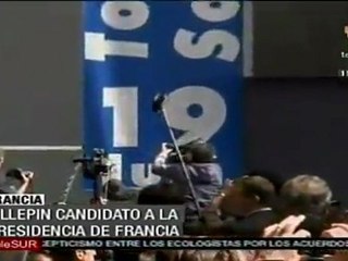 Dominique de Villepin, candidato a la presidencia de Francia